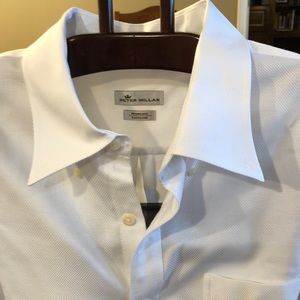 Peter Millar long sleeve shirt XXL White in color